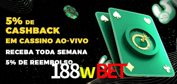 Promoções do cassino ao Vivo 188wbet